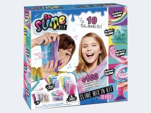 Slime Mix in Kit 10er Set DIY Rainbow / Metallic