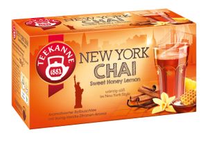 Teekanne New York Chai Sweet Honey Lemon würzig süß 20 Teebeutel 35g