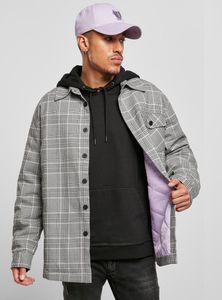Cayler & Sons - Herren Plaid Out Quilted Hemdjacke BLACK/WHITE M