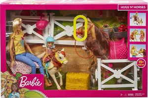 Mattel GLL70 - Barbie - Spielset, Puppen, Pferde mit Zubehör, Reitspaß