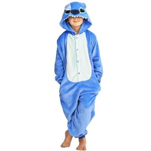 Pyjama Onesie Kigurumi Kostüm für Kinder Lilo & Stitch 140