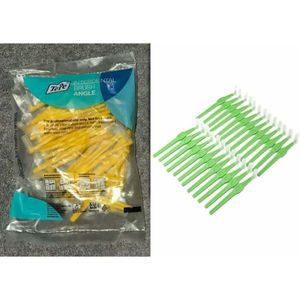 TePe Angle Interdentalbürsten 25 Stück Packung gelb 0,7mm