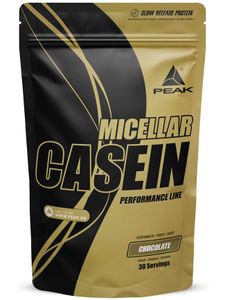 Micellar Casein - 900g : Chocolate I 30 Portionen I Pulver I Milchprotein I Muskelaufbau I Sättigungseffekt I mit Laktase I glutenfrei