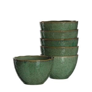 Leonardo Geschirr Leonardo | Keramikschale MATERA 6er-Set, grün