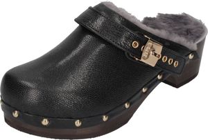 SCHOLL Damenschuhe Gefütterte Clogs PESCURA ROBIN black, Größe:36 EU