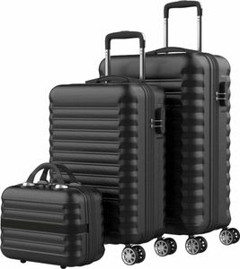 Set de 3 pieces suitcase black upfly 53cm,63c y,31cm 1200497 numada