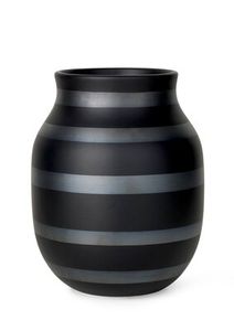 Kähler Design - Omaggio Vase H 20 cm schwarz