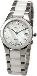Boccia Uhr - Damen Titan Keramikuhr mit Saphirglas - 3189-01 Boccia Uhr - Damen Titan Keramikuhr mit Saphirglas - 3189-01
