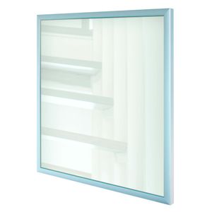 Fenix Infrarotheizung ECOSUN mit Aluminiumrahmen Weiß 300 Watt (60 x 60 x 3cm), Oberfläche aus Glas - für Bad, Wohnraum, Schlafzimmer