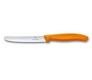 Victorinox Brotzeitmesser / Tomatenmesser in Orang Orange