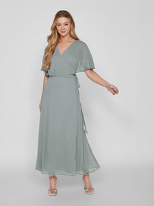 Legeres Wickelkleid mit Gürtel Elegantes Maxi Long Dress VIRILLA | 36