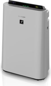 SHARP UA-HD50E-L Luftreiniger mit Befeuchtungsfunktion, 3 Filterstufen, hellgrau SHARP UA-HD50E-L Luftreiniger mit Befeuchtungsfunktion, 3 Filterstufen, hellgrau