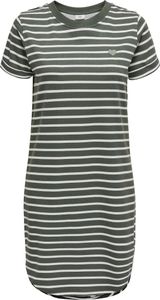 JDY T-Shirt Kleid Gestreift JDYIVY Größe: L