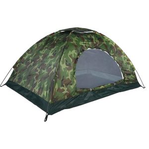 Campingzelt für 2-3 Personen Kuppelzelt Wasserdicht Camouflage Trekking Zelt