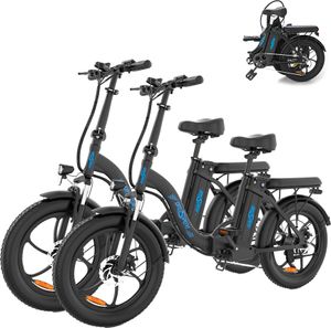 Onesport 20" Elektrofahrrad（2 Stück）E-Bike E-Klapprad,Pedelec,Faltbares mit 36V/10Ah Abnehmbar Akku,250W Motor, 25km/h