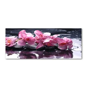 Glasbilder Wandbild Druck auf Glas 125x50 Rose Pflanzen