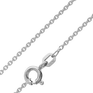 trendor 64031 Ankerkette 925 Sterlingsilber Rhodiniert 1,5 mm, 60 cm