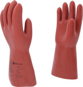 KS TOOLS Elektriker-Schutzhandschuh mit mechanischem Schutz Größe 11 Klasse 1 rot - 117.0073