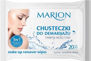 Chĺpky na odličovanie tváre Marion, 20 kusov, pre citlivú pleť