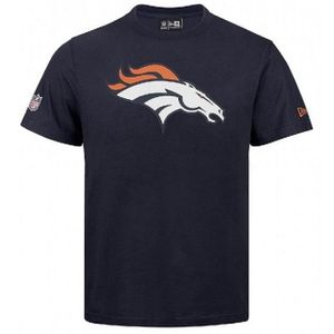 New Era - NFL Denver Broncos Team Logo T-Shirt - navy : M Farbe:  Blau Größe: M