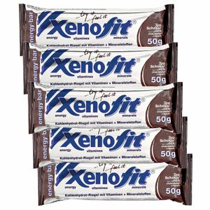 Xenofit energy bar Schoko Crunch Energie-Riegel 5x50g