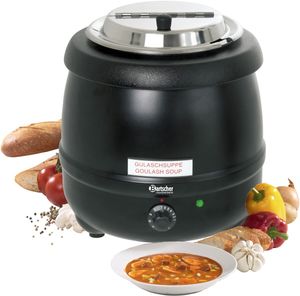 Suppentopf Economic, 9L, schwarz