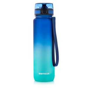 Trinkflasche Glasflasche Wasserflasche Sportflasche Fahrradflasche 1000 ml blau/teal