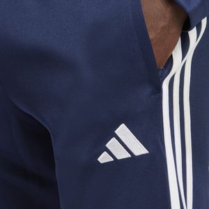 adidas Trainingshose Herren im 3 Streifen Design und verschließbaren Taschen, Größe:XXL, Farbe:Blau