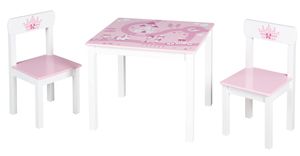 roba Tisch-Set "Prinzessin" 3-tlg., rosa