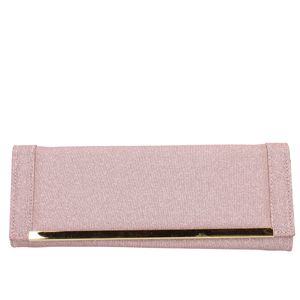 ITALY Tasche Clutch Damen Textil Pink AB990