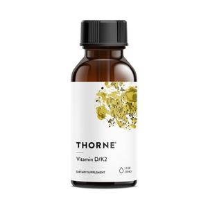 Thorne Research, Vitamin D + K2 Liquid, 30ml