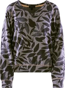 PJ Salvage schlaf-oberteil pyjama-oberteil top PAPAYA PALMS grauschwarz S (Damen)