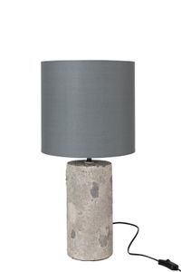 Lampe+Schirm Greta Beton Grau Small