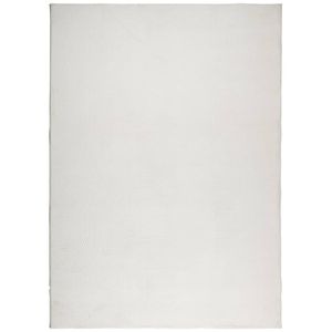 vidaXL Teppich IZA Kurzflor Skandinavischer Look Creme 240x340 cm