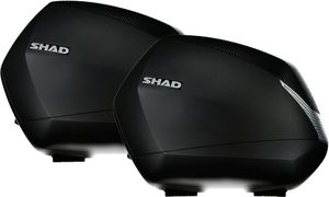SHAD SH36 Motorrad-Seitenkoffer-Paar Carbon-Look 36L