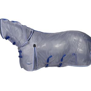 Weatherbeeta - "Comfitec Ripshield Plus" kombinovaná rohož pre kone WB2000 (160 cm) (biela/modrá)