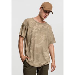 Urban Classics Herren Camo Oversized Tee TB1780, color:sand camo, groesse herren:S