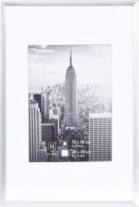 Henzo Fotorahmen - Manhattan - Fotogröße 20x30 cm - Silber