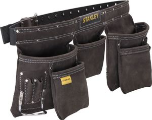 Stanley STST1-80113, Bedrový opasok na náradie, Hnedá, Koža, 9 vrecká/vreciek, Spona, 1 kusov