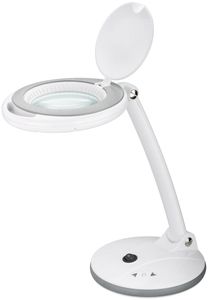 GOOBAY LED-Stand-Lupenleuchte, 6 W, 450 lm, dimmbar, weiß
