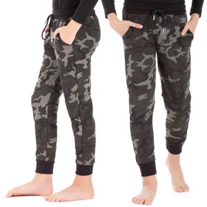 Jungen & Mädchen Freizeithose Trainingshose Sporthose - Camouflage - Bunt