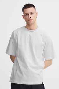 !Solid SDEyad Herren T-Shirt Kurzarm Shirt Basic mit Raglanärmel kleine Stickerei im Nacken Überschnittene Schultern Oversize Fit