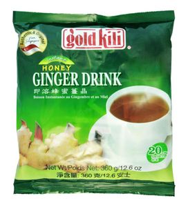 [ 360g (20x18g) ] GOLD KILI Großpackung Instant Ingwergetränk / Instant Ginger Drink