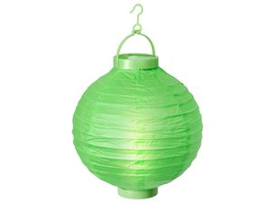 Alsino LED Papier Lampion Papierlaterne Laterne 20 cm Gartendeko Dekoration, Variante wählen:L-03 grün