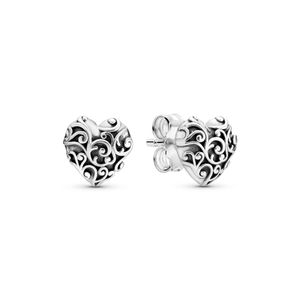 Pandora 297693 Ohrstecker Earring Studs Regal Hearts Sterling-Silber