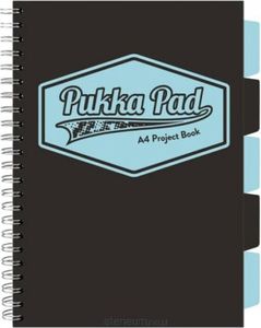 Kołozeszyt Pukka Pad A4 Project Book Black & Blue Sky czarny
