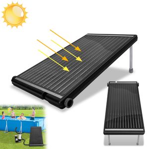UISEBRT Sonnenkollektor Solar Poolheizung Solarkollektor Solarheizung Warmwasser für Pools 15 l Wasserinhalt
