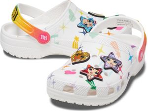Crocs classic rainbow high clog K Sandale Schuhe 208117 weiss, Schuhe:30/31 EU