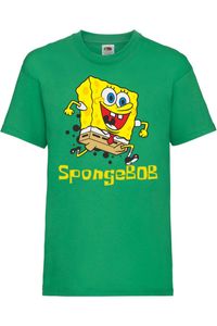 Bobpants koszulka dzieci?ca Spongebob Squarepants, 7-8 lata - 128 / Zielony