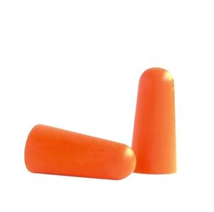 8-er Set Ohrstöpsel  Gehörschutz - Lärmstop aus weichem Schaumstoff - INKL. Transportbox - Farbe: orange